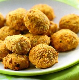 Cырное печенье с грецкими орехами